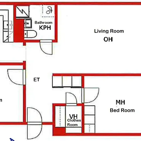 公寓 2bhk Olari, *